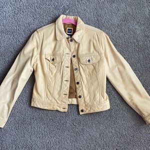 Gap genuine leather jacket